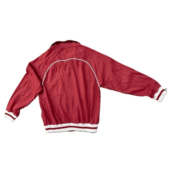 Vintage 90's/Y2K John Blair Maroon Full Zip Track Jacket Size Large Tall - Picture 3 of 4